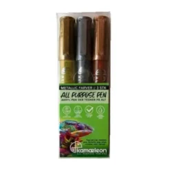 Acrylstifte-Set - Metallfarben, 3 Stk.