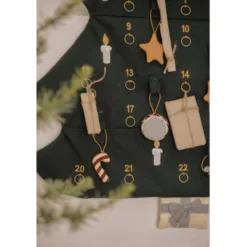 1–24 Adventskalender mit Haken– Weihnachtsbaum