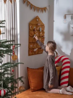 Adventskalender 1-24 mit Taschen - Nostalgie