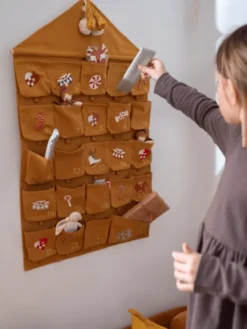 Adventskalender 1-24 mit Taschen - Nostalgie