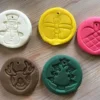 Ailefo Knetgummi - Stempel, Weihnachten 5 Stk.