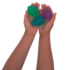 Anti-Stress-Bälle (5 cm), eiförmig - 3 Stk.
