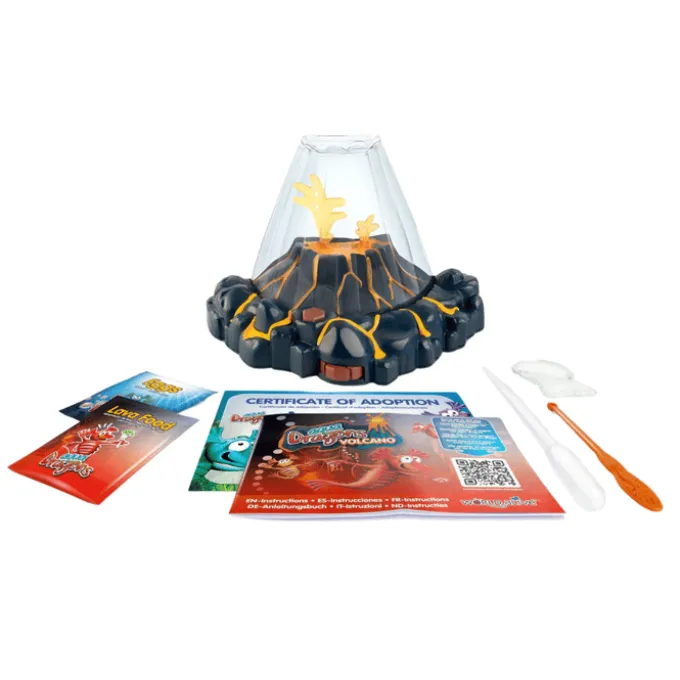 Aqua Dragons im Vulkan-Aquarium mit LED-Licht