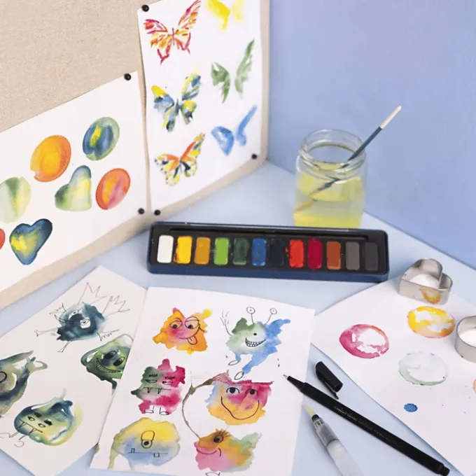 Aquarell-Set für Kinder & Anfänger