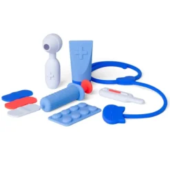 Arzt-Spielset aus Silikon, 9-tlg.