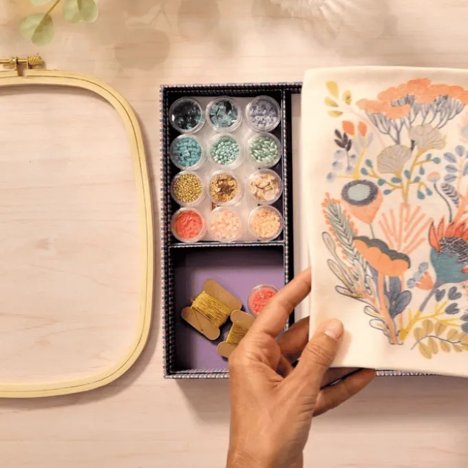 Atelier 58 - Perlenstickerei (Blumen)