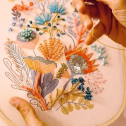 Atelier 58 - Perlenstickerei (Blumen)
