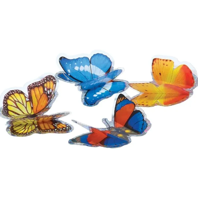 Aufkleber 3D - Schmetterlinge, 1 Bogen