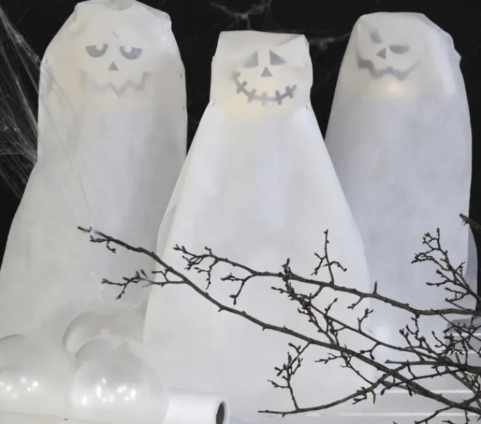 Aufkleber - Halloween-Gesichter, 1 Bogen