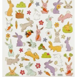 Aufkleber - Osterhase, 1 Bogen