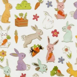 Aufkleber - Osterhase, 1 Bogen