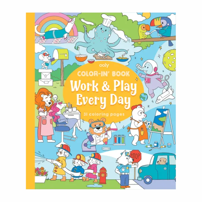 Ausmalbuch - Work & Play Every Day
