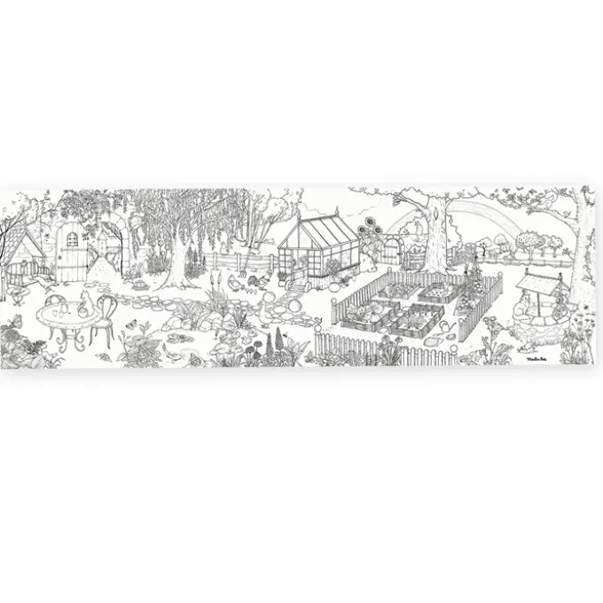 Ausmalposter 1,5 Meter – Gartenleben