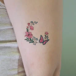 Ausmal-Tattoos - Flower Power