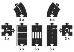 Autobahn Highway - 24 Teile
