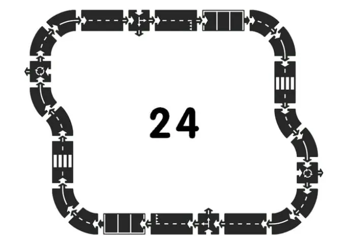 Autobahn Highway - 24 Teile