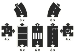 Autobahn Megaset - 40 Teile