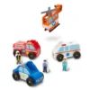 Autos aus Holz - Rettungsfahrzeuge