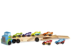 Autotransporter Mega - mit 6 Rennautos