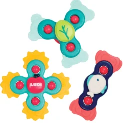 Baby Spinners (m. Saugnapf), 3-er Set