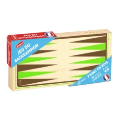 Backgammon im Holzkasten