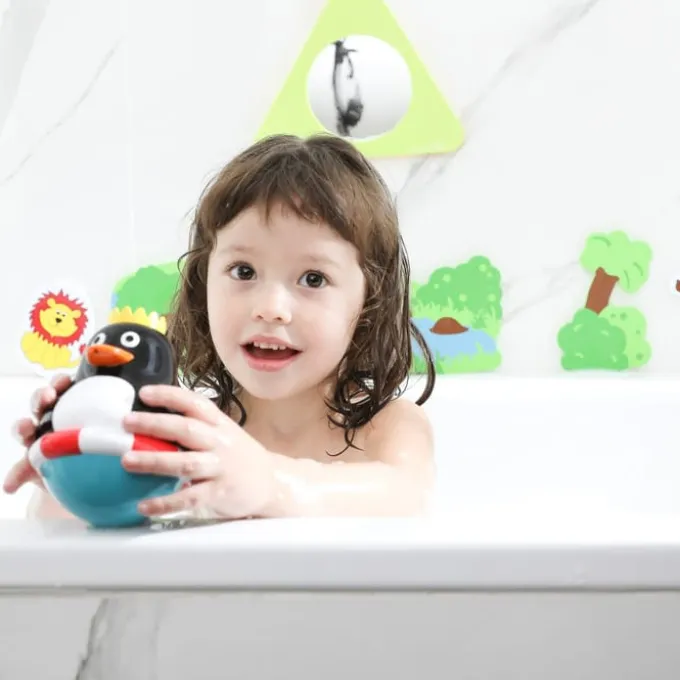 Badespiel - Stehaufmännchen, Pinguin