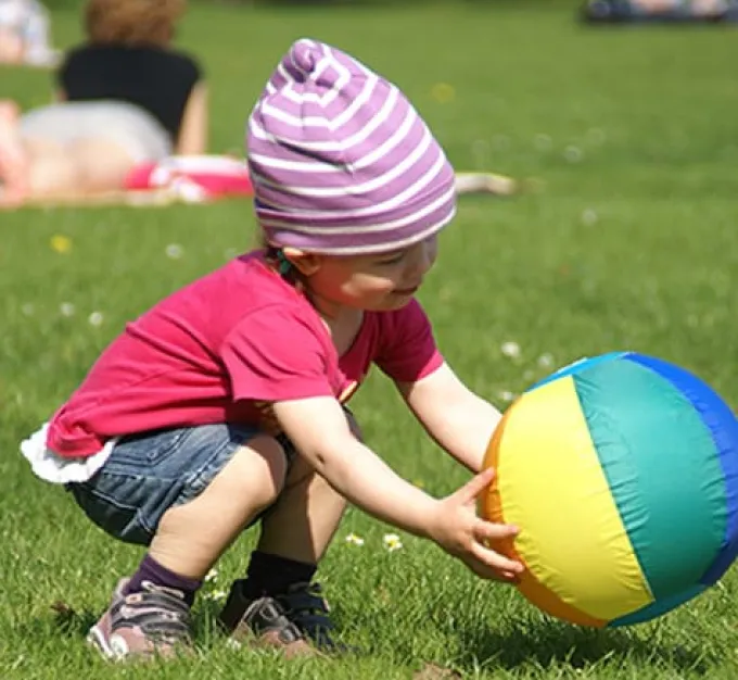 Ballonball mit Überzug - medium