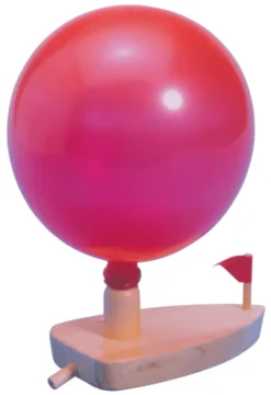 Ballonboot aus Holz