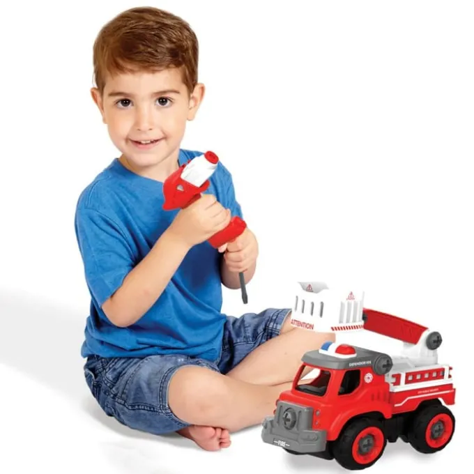 Bau ein Auto mit Fernbedienung - Feuerwehr, klein
