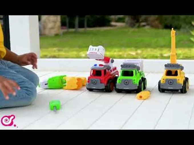 Bau ein Auto mit Fernbedienung - Feuerwehr, klein