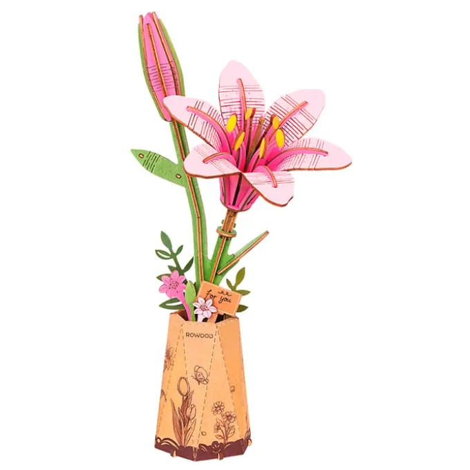 Bau-eine-Blume – Lilie