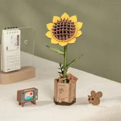 Bau-eine-Blume – Sonnenblume