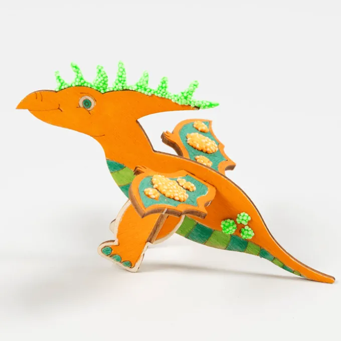 Bauen & malen – Dinosaurier, 3 Stk.