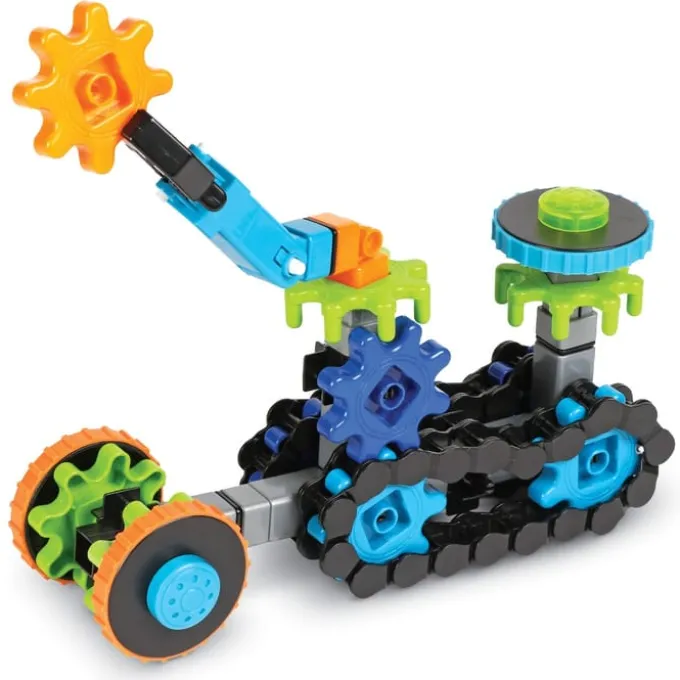Bau mit Zahnrädern - Bewegliche Roboter