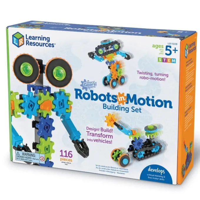 Bau mit Zahnrädern - Bewegliche Roboter