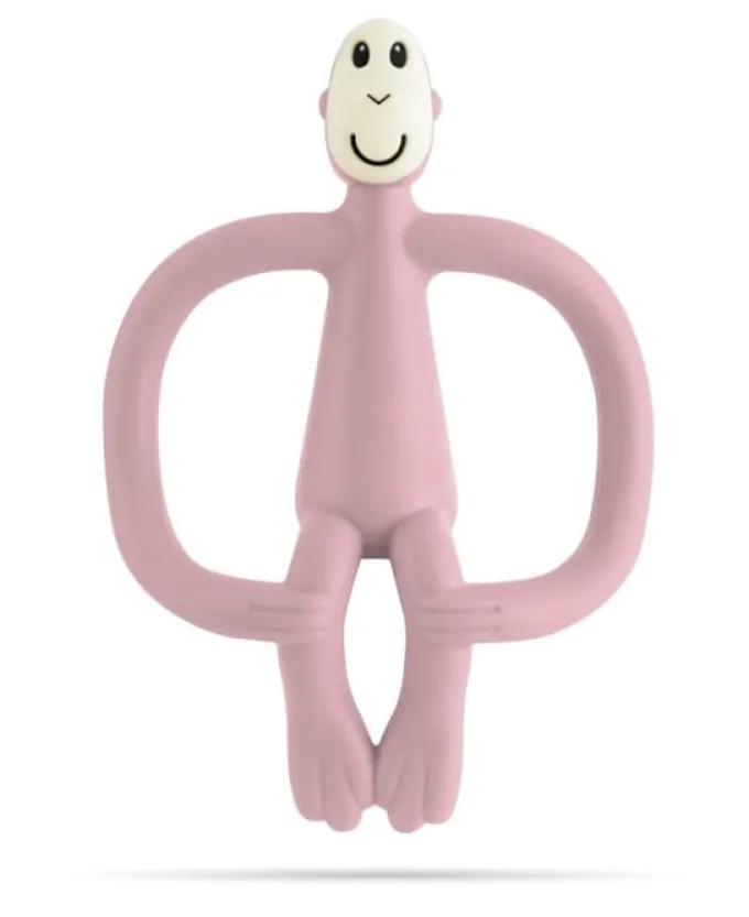 Beißring Matchstick Monkey - altrosa