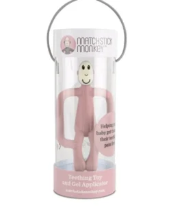 Beißring Matchstick Monkey - altrosa