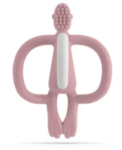 Beißring Matchstick Monkey - altrosa