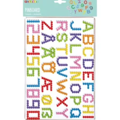Bügelperlen Steckplatte midi - Buchstaben & Zahlen