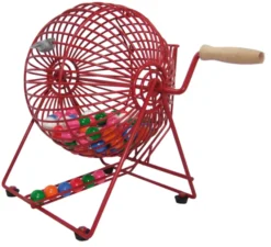 Bingo mit Trommel und 90 Kugeln
