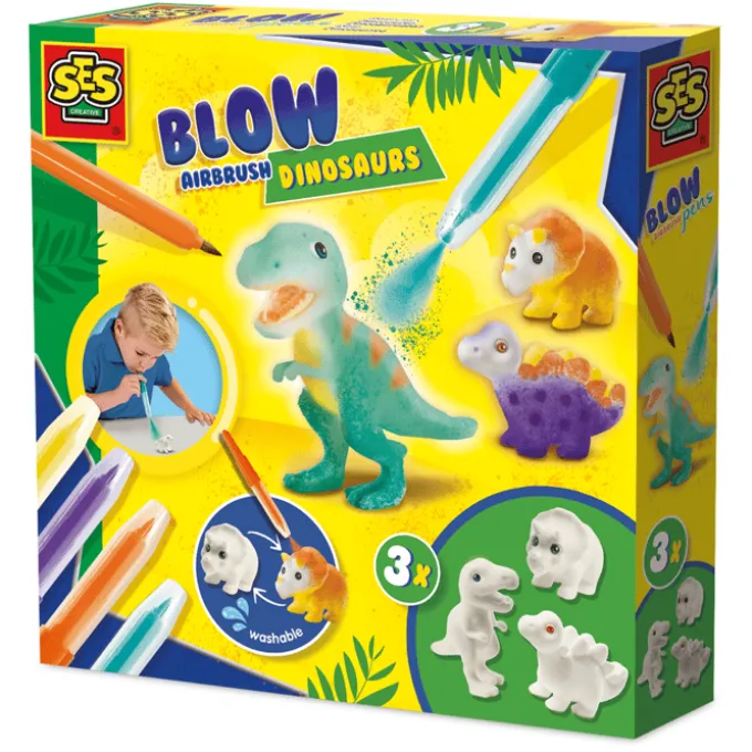 Blasstifte – Dekoriere Dinosaurier, 4 Stk.