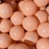 Bälle für Bällebad (7 cm) - 100 Stk., Pfirsich