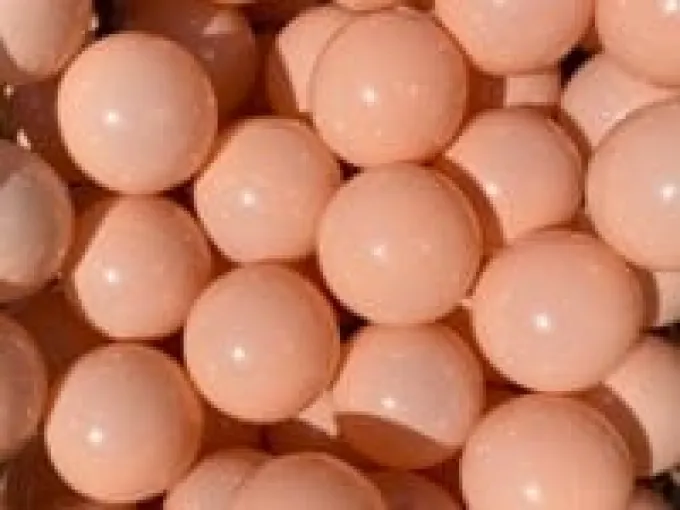 Bälle für Bällebad (7 cm) - 100 Stk., Pfirsich