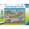 Bodenpuzzle mit 150 Teilen – Am Flughafen
