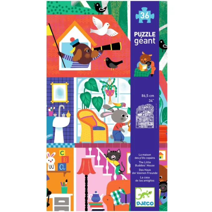 Bodenpuzzle mit 36 Teilen – Das Haus