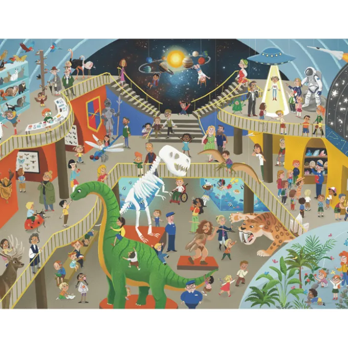 Bodenpuzzle mit 200 Teilen – Naturmuseum