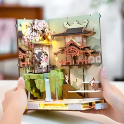 Book Nook Bausatz – Fallende Sakura