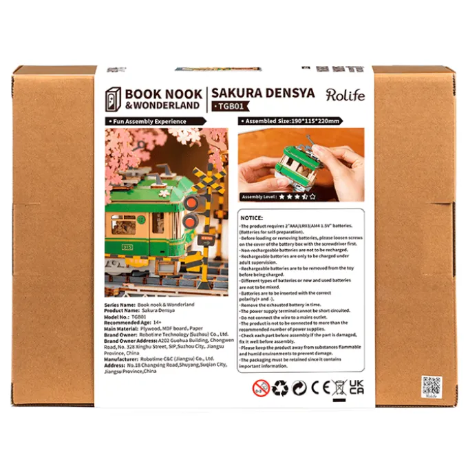 Book Nook Bausatz – Sakura Densya
