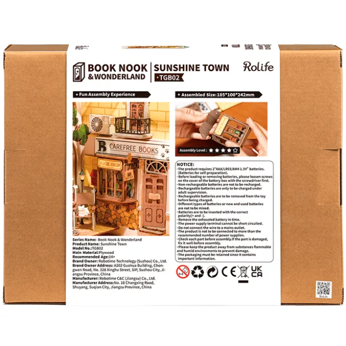 Book Nook Bausatz – Sonnenschein-Stadt