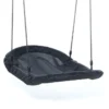 Bootschaukel, schwarz (schwarzes Seil)